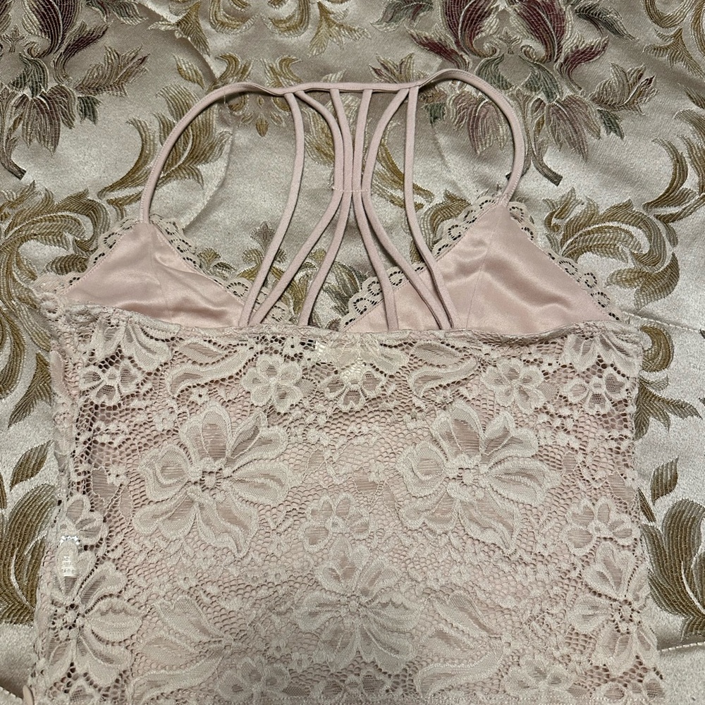 Lace bra top,